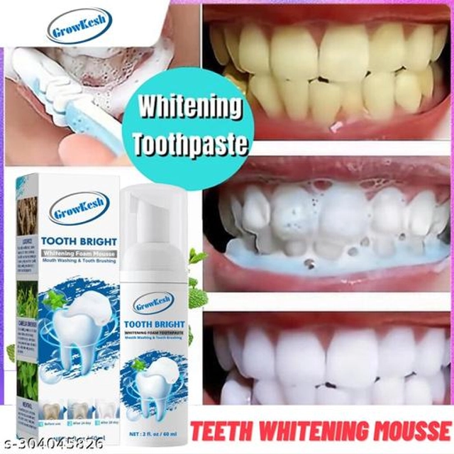 Growkesh Teeth Whitening Foam (60 ml)