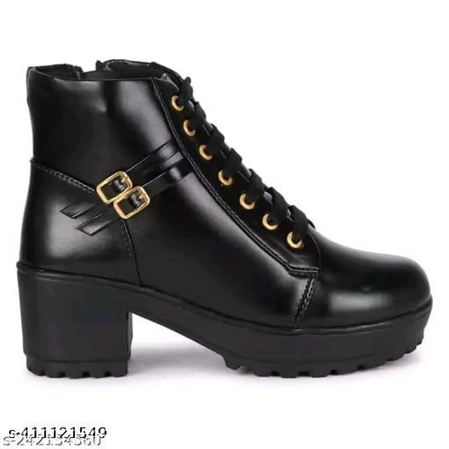 Boots for Women (Black, 3)