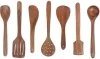 Wooden Spatula Kitchen Tools Set (Brown, Set of 7)