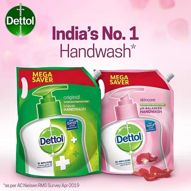 Dettol Liquid Hand wash Refill Skincare -1500 ml