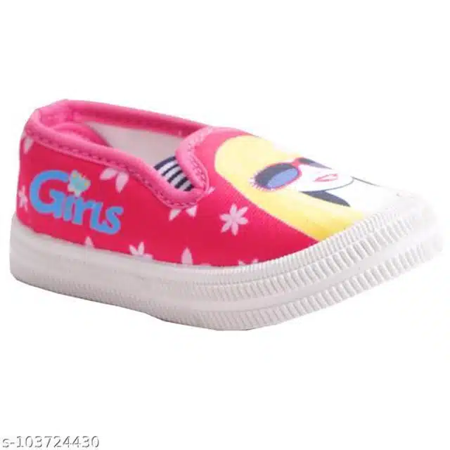 Casual Shoes for Infants (Pink & White, 6-9 Months)