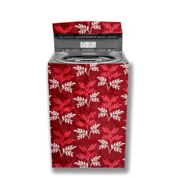 Knit Printed Top Load Washing Machine Cover (Multicolor)