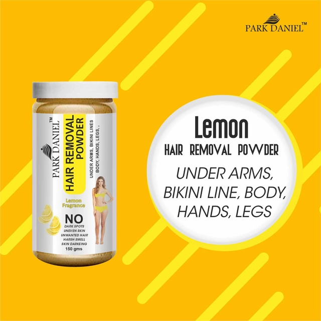 Park Daniel Lemon Fragrance Body Hair Removal Wax Powder (150 g)