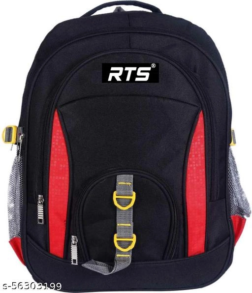 Fabric Backpack for Men & Women (Black)