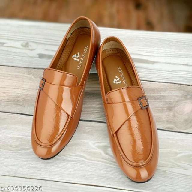 Loafers for Men (Tan, 6)