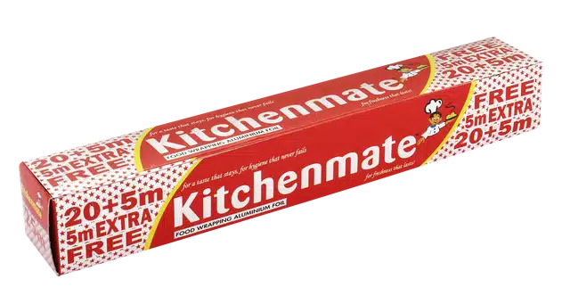 Kitchenmate Aluminium Foil (Silver, 25 m)