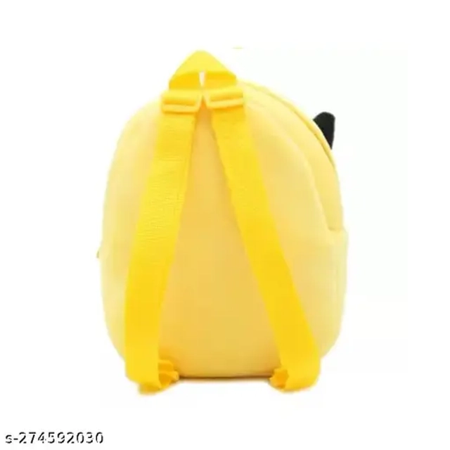 Soft Plush School Bags For Kids (Yellow)