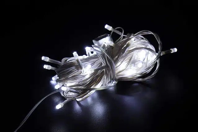 LED String Light for Festive Decoration (White, 15 m)