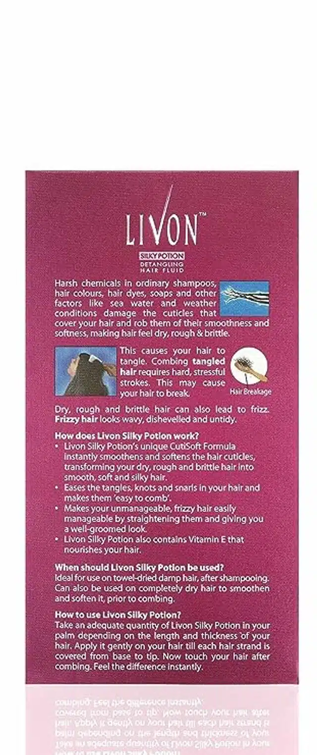 Livon Anti-Frizz Hair Serum 50 ml (Bottle)