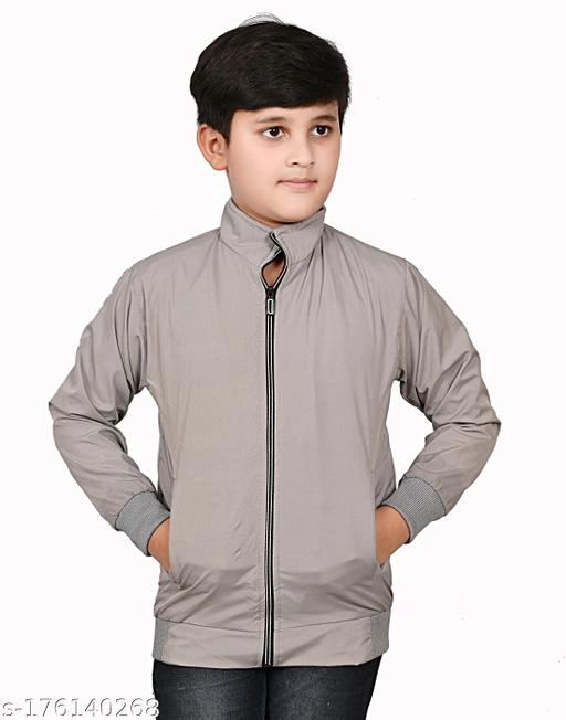 Jacket for Boys (Grey, 3-4 Years)