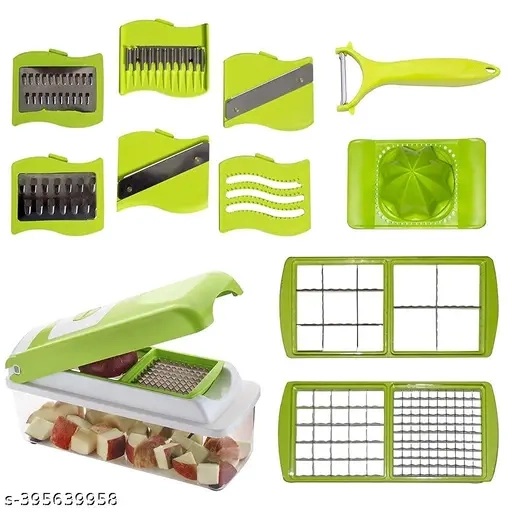 Magic Plus 13-in-1 Multipurpose Vegetable Slicer & Chopper (Pack Of 1)