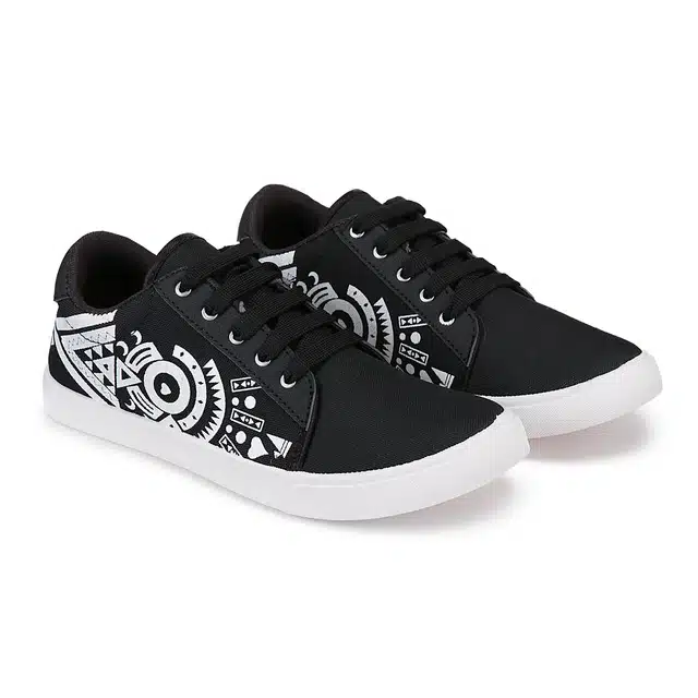 Casual Shoes for Men (Black, 9)