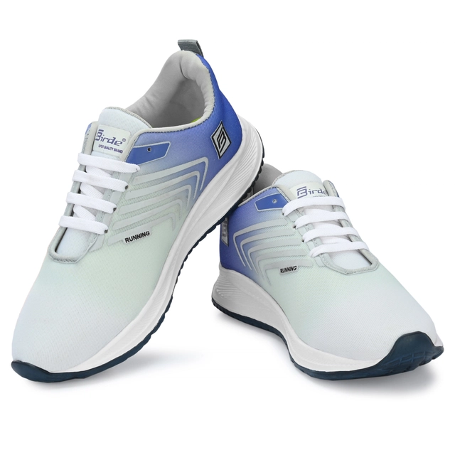 Sports Shoes for Men (Lavender & White, 6)