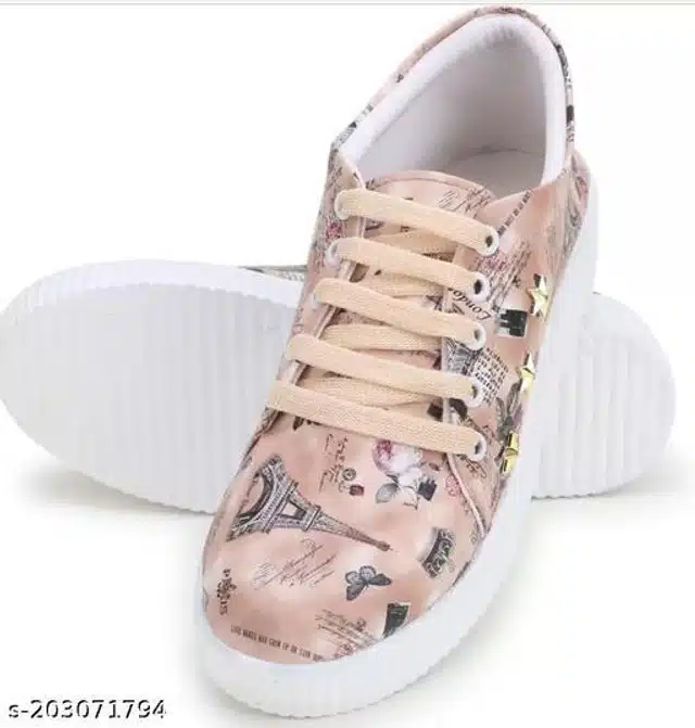 Casual Shoes for Women (Pink, 4)