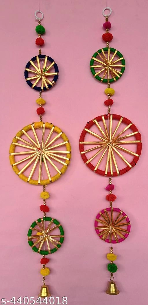 Fancy Toran for Diwali Decoration  (Multicolor, Pack of 5)