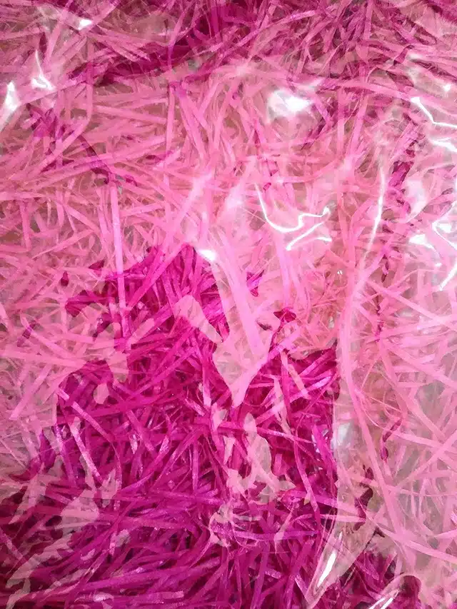 Paper Grass for Art & Crafts (Pink, 50 g)