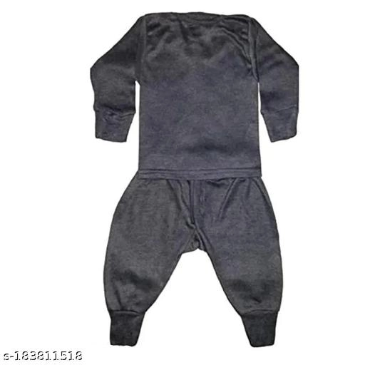 Woolen Thermal Set for Kids (Multicolor, 0-3 Months) (Set of 2)