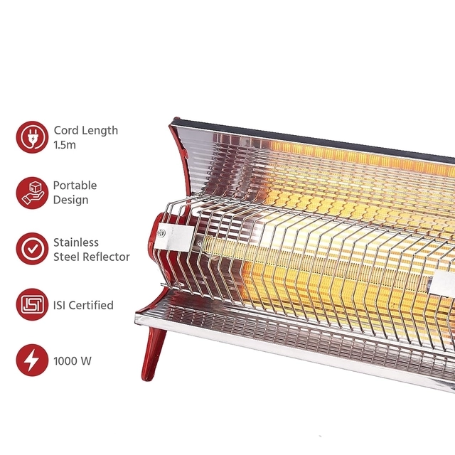 Royalstar 1000 Watts Halogen Room Heater (Pack of 1)