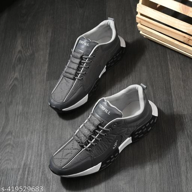 Casual Shoes for Men (Grey, 6)