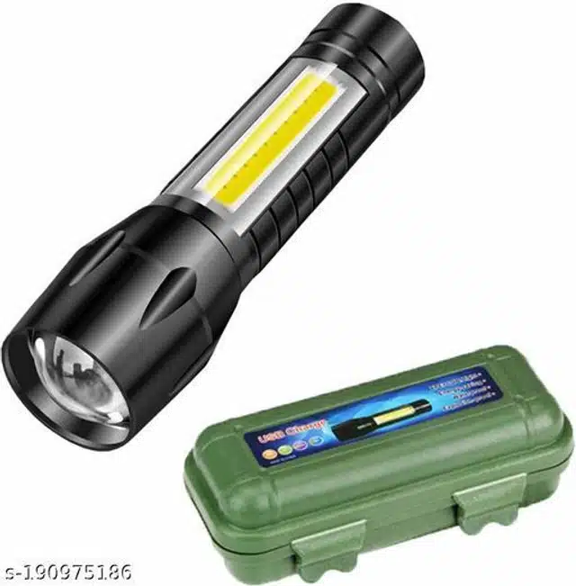 Rechargeable Long Range Search Torch Light (White)