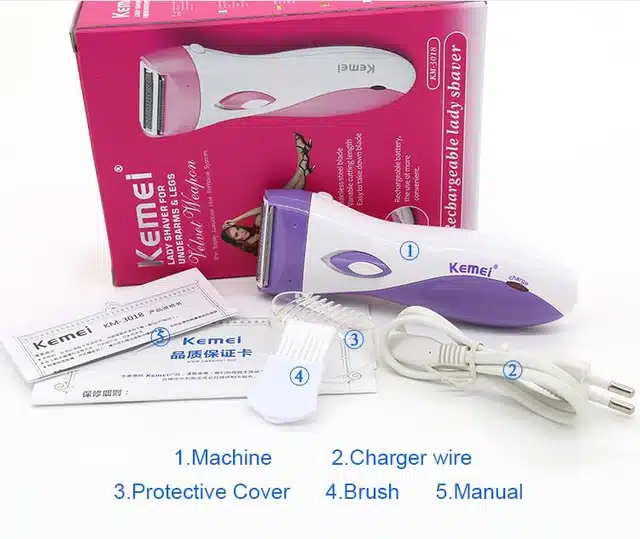 Electric Hair Removal Shaver for Women (Multicolor, 20 V)