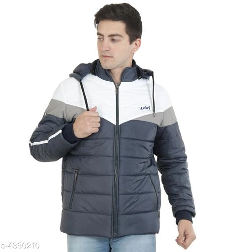 Nylon Full Sleeves Jacket for Men (Multicolor, L)