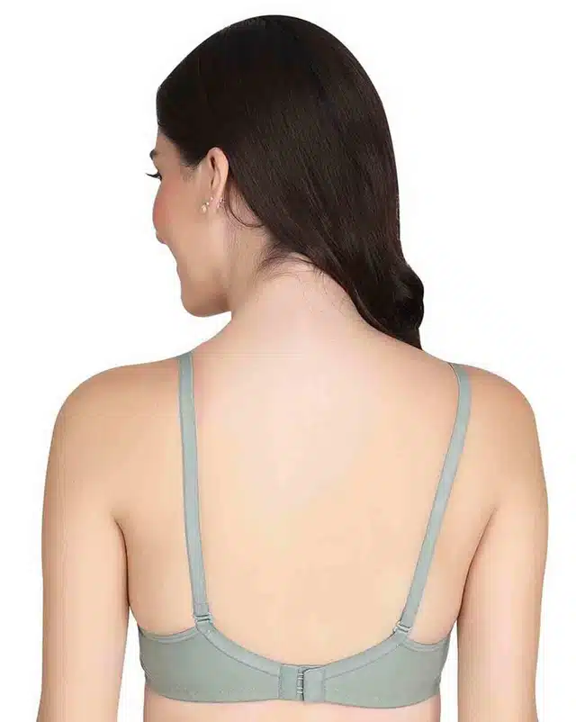 Non-wired Bra for Women (Green, 40)