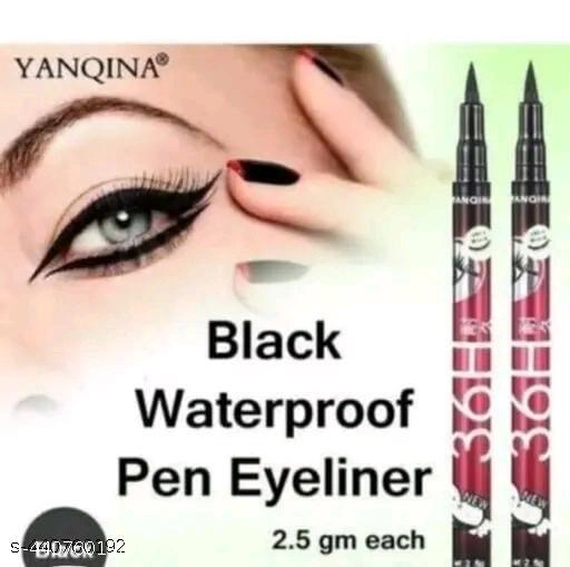 36H Sketch Eyeliner (Black, Pack of 3)