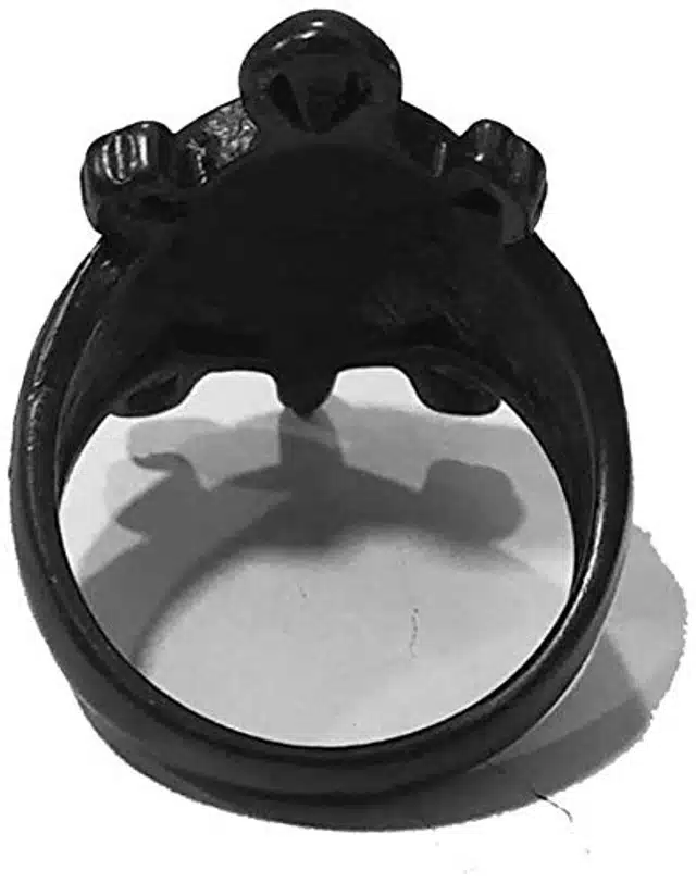 Metal Tortoise Shape Finger Ring for Men (Black)