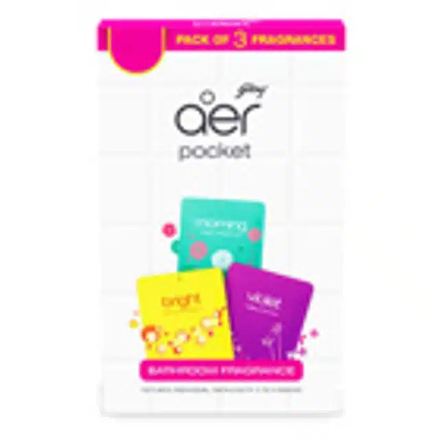 Godrej Aer Bathroom Fragrance Pocket 3x10 gm