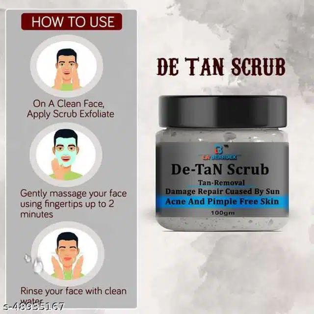 La'Beardex De-Tan Face Scrub (100 g)