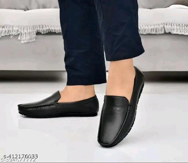 Loafers for Men (Black, 6)