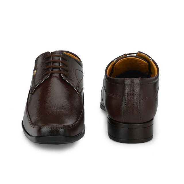 Katenia Synthetic Men Formal Shoes (Brown, 9) (KF-13)