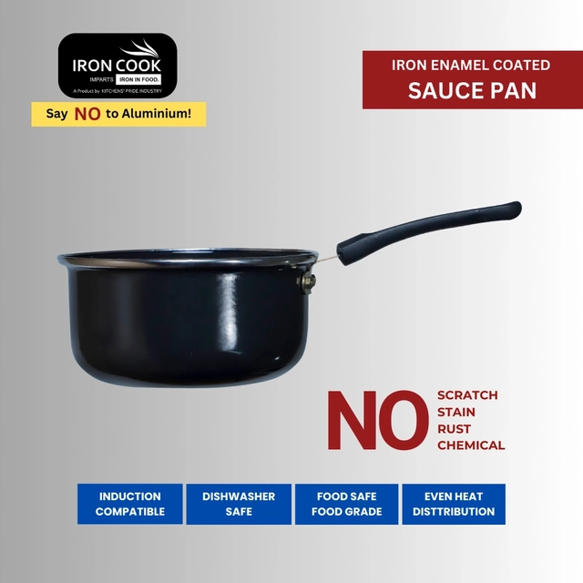 Enamel Coated saucepan 16 cm