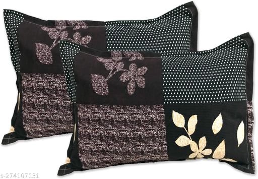 Polycotton Pillow Covers (Multicolor, 17x27 inches) (Pack of 10)