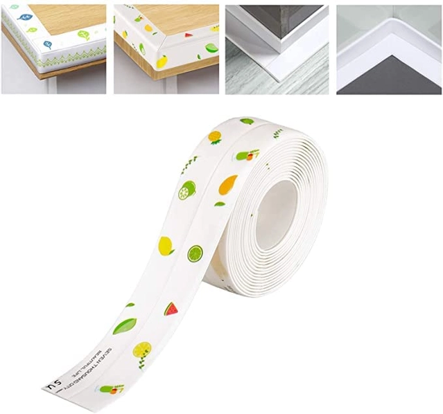 PVC Waterproof Sink Sealing Adhesive Tape (Multicolor)