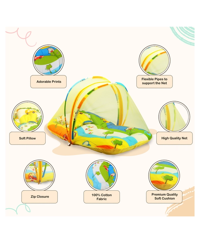 Nylon Infants Mosquito Net (Multicolor)