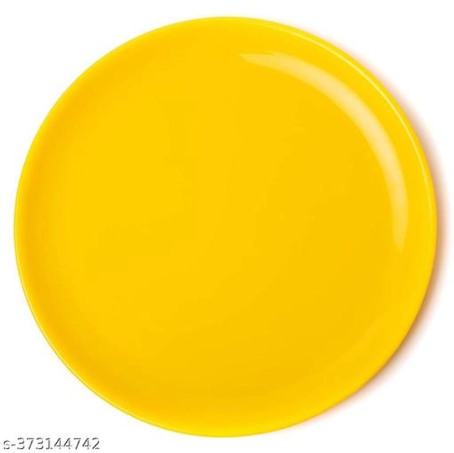 Plastic Plates (Multicolor, Pack of 3)