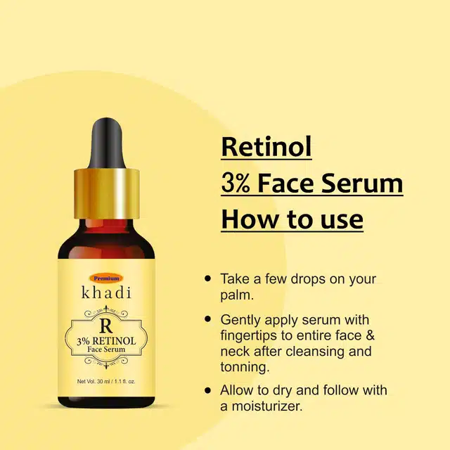 Premium Khadi 2% Retinol Face Serum (30 ml)