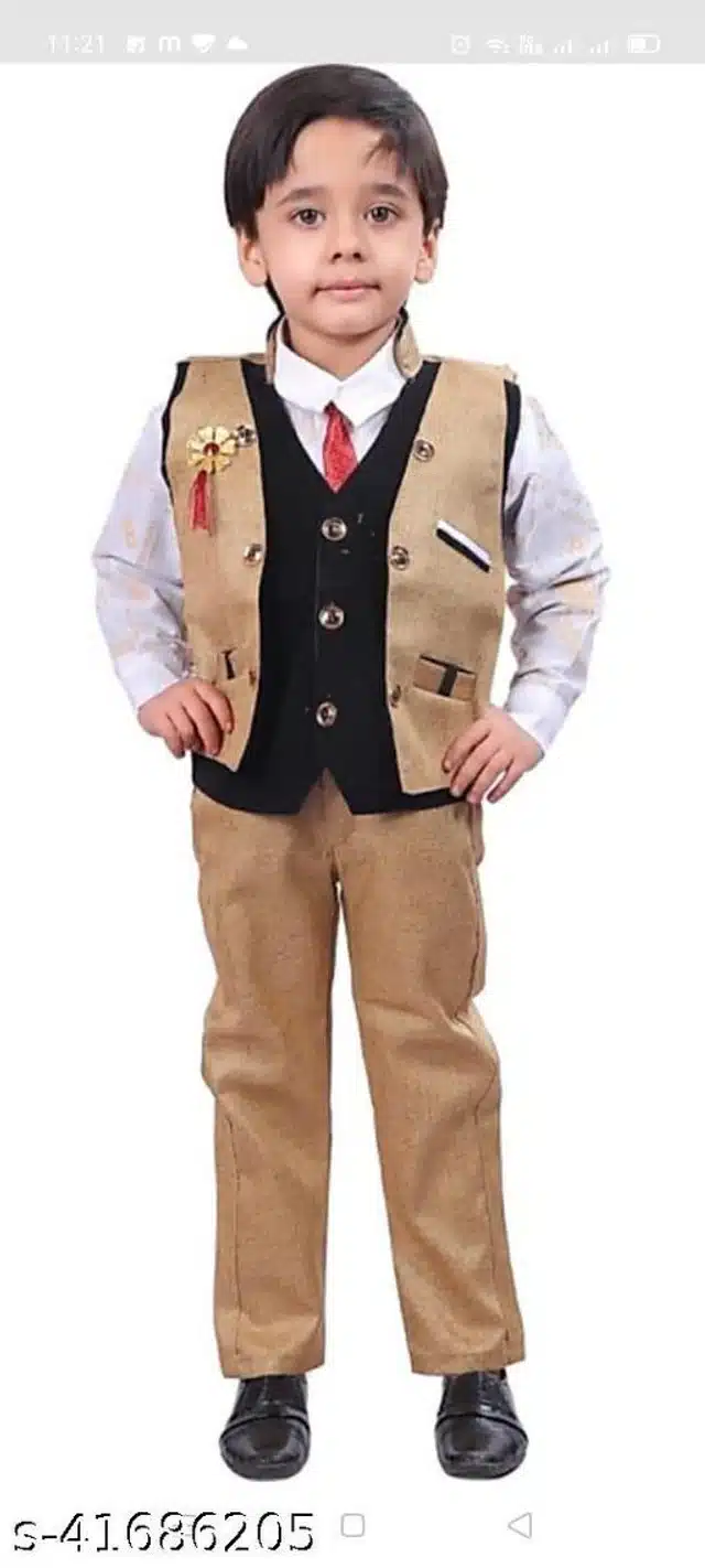 Ethnic Clothing Set for Boys (Multicolor, 5-6 Years)