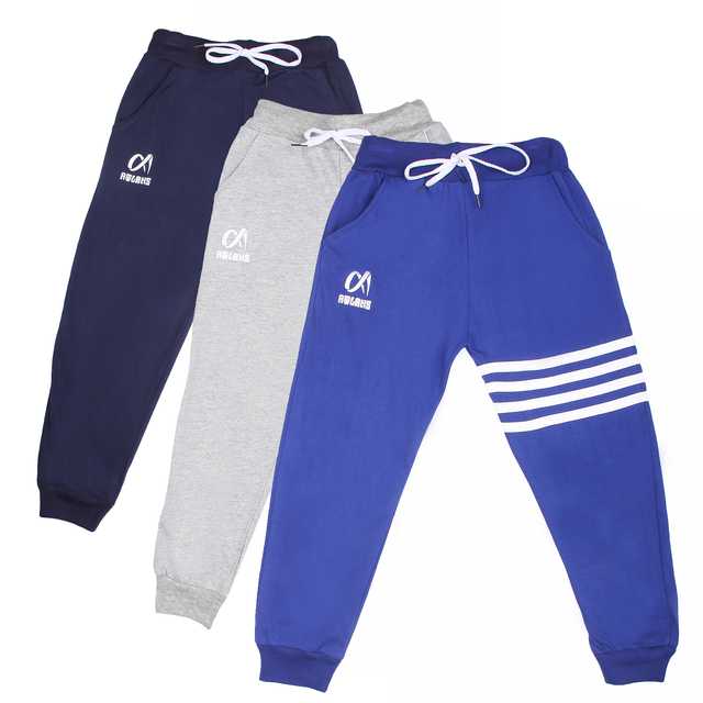 Casual Trackpant for Boys (Pack Of 3) (Multicolor, 12-13 Years) (A-19)