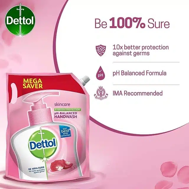 Dettol Liquid Hand wash Refill Skincare -1500 ml