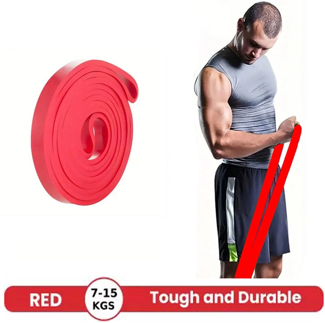 Home Workout Stretching Resistance Band (Red)