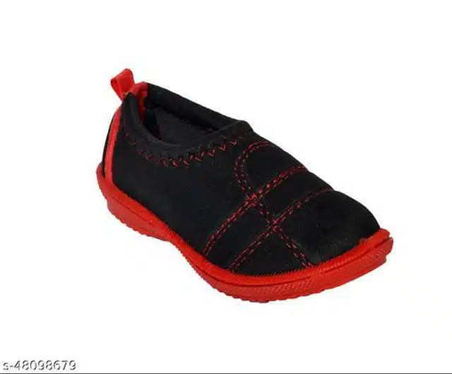 Casual Shoes for Infants (Red & Black, 6-9 Months)