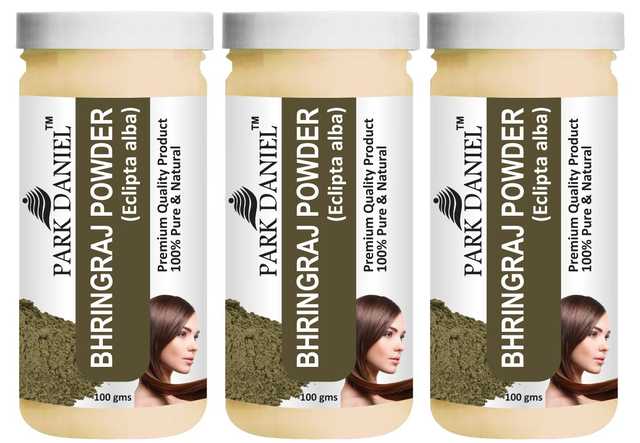 Park Daniel Premium Bhringraj Powder (Pack Of 3, 100 g) (SE-1529)