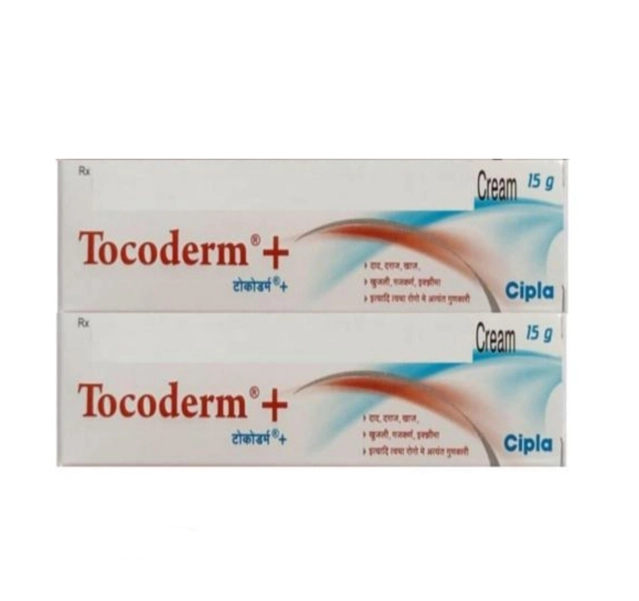 Tocoderm+ Antifungal Cream (15 g, Pack of 2)