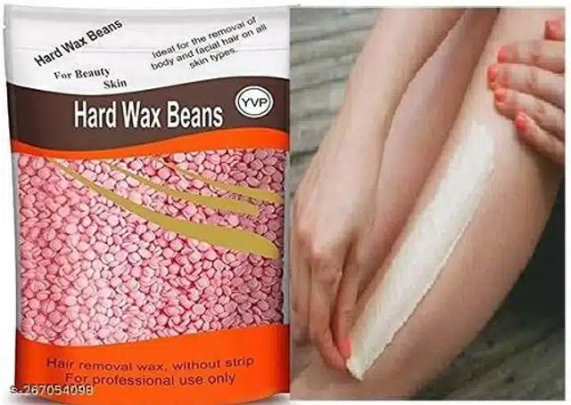 Hard Wax Beans (Pink, Pack of 100)