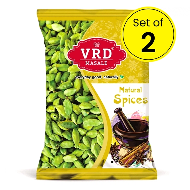 VRD ग्रीन इलाइची 25 g (सेट ऑफ़ 2)