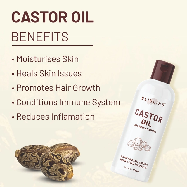 Castor Miracle Oil for Revitalize and Strengthen Hair Naturally 100 ml