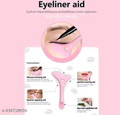 Silicone Eye Makeup Application Tool (Pink)